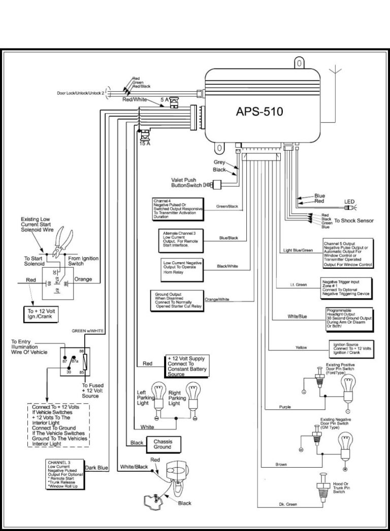 Directed Car Alarm Wiring Diagram