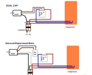 Ac Condenser Fan Motor Run Capacitor Wiring Diagram To Dayton Wiring