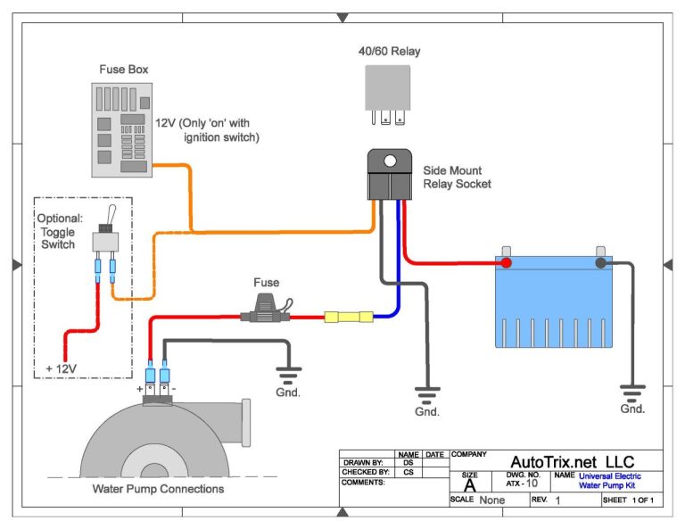 Camper Water Pump Wiring Diagram