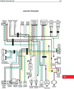2001 honda 400ex wiring diagram