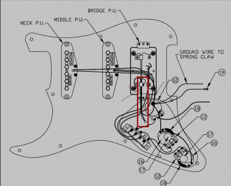 Fender Telecaster Noiseless Pickups Wiring Diagram