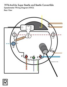 Wiring Diagram For Speedometer And Gauges On A69 Beetle