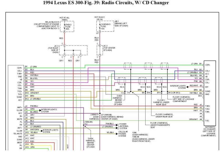 1997 Lexus Ls400 Radio Wiring Diagram