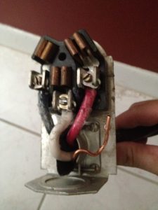 wiring for an electric stove