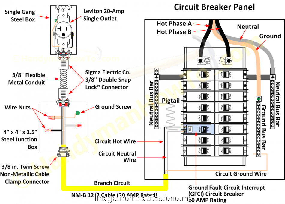 220 Electrical Wiring Diagram Most 220 Breaker Wiring Diagram Double