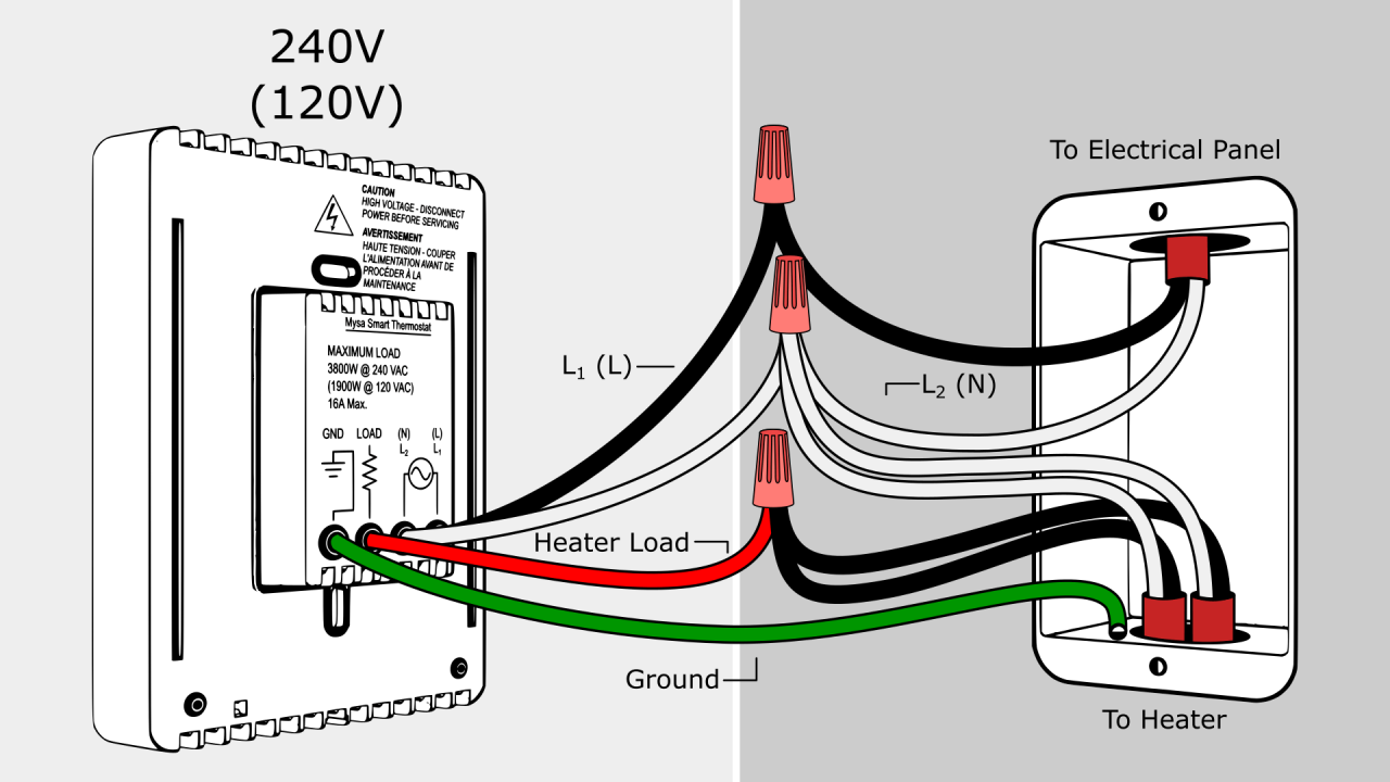 Honeywell Double Pole Thermostat Wiring Diagram