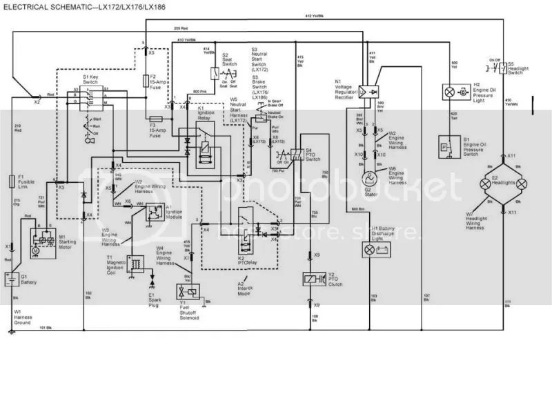 John Deere Lx172 Wiring Diagram