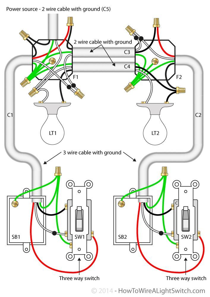 Household Light Switch Wiring Diagram