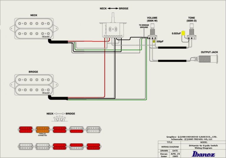 Ibanez Humbucker Wiring Diagram