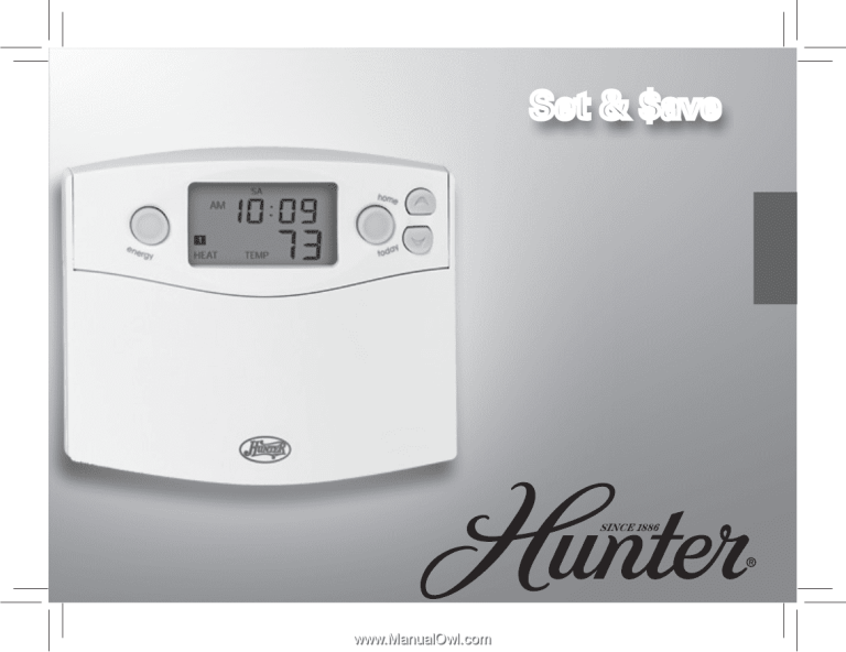 Hunter Thermostat 44360 Wiring Diagram