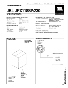 Jbl Jrx100 Wiring Diagram Wiring Diagram