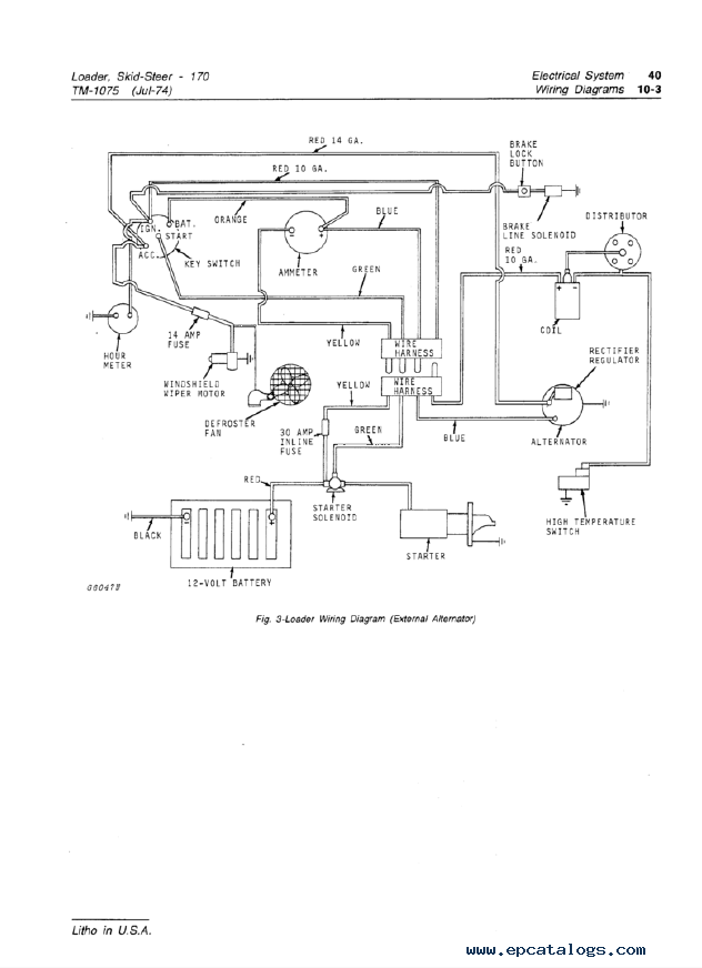 John Deere 170 Lawn Tractor Wiring Diagram