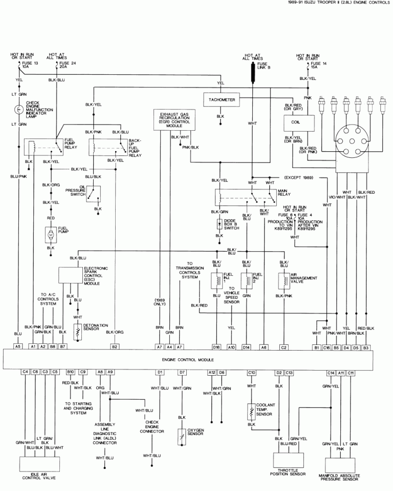 Isuzu Diesel Alternator Wiring Diagram