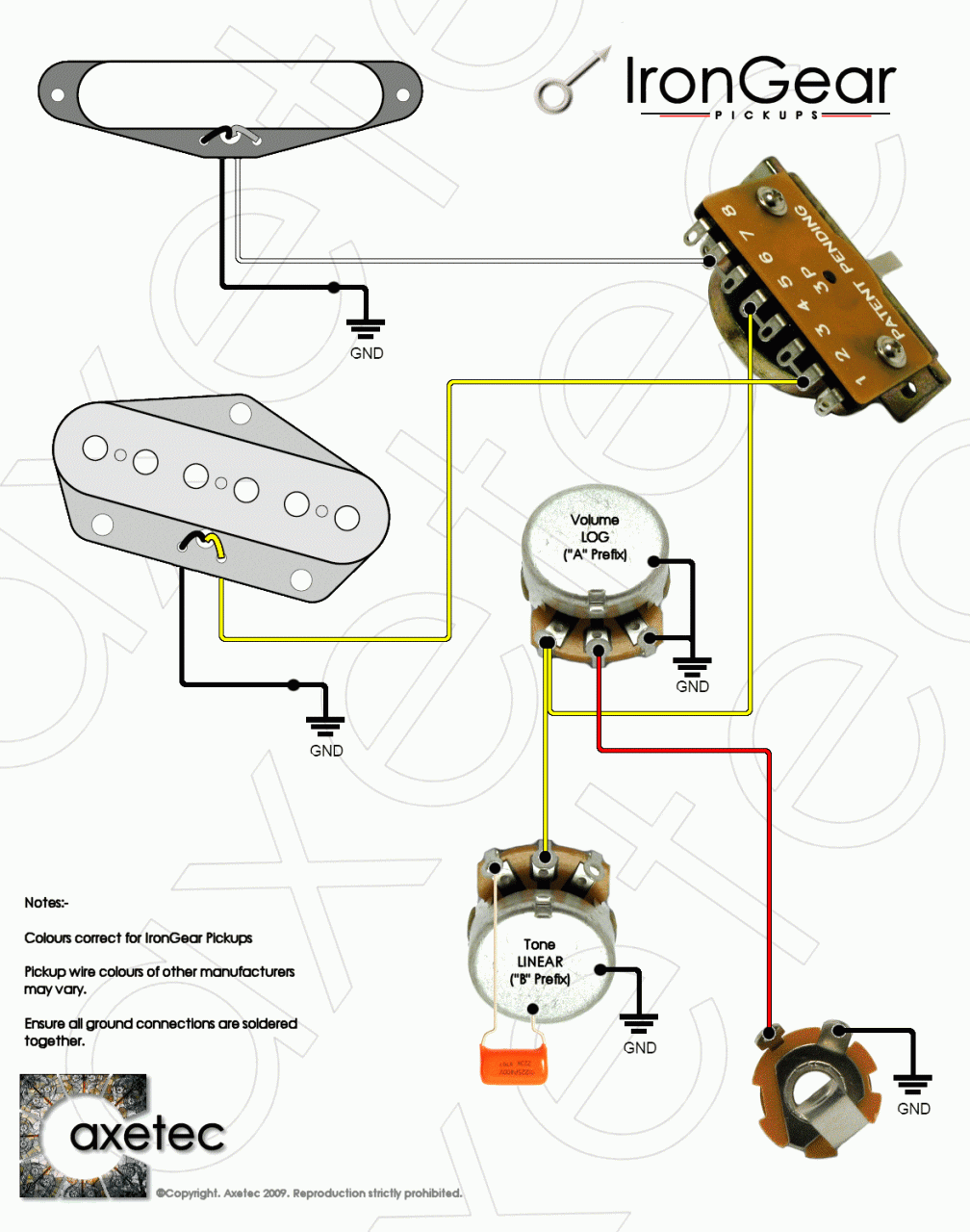 Import Telecaster Wiring Diagram