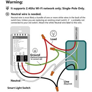meross 3 way smart switch wiring diagram
