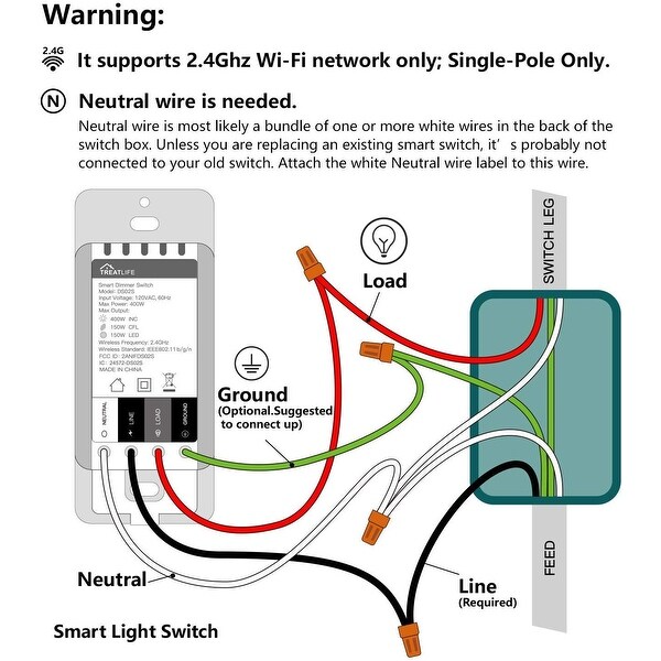 Merkury Smart Switch Wiring Diagram