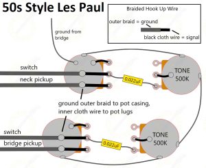 How To Wire a Les Paul (50s Wiring) (2022)