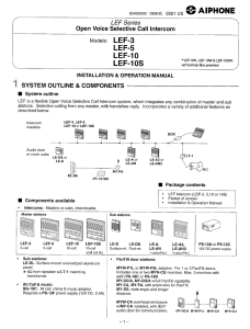 Aiphone Lef 10 Wiring Diagram Wiring Diagram