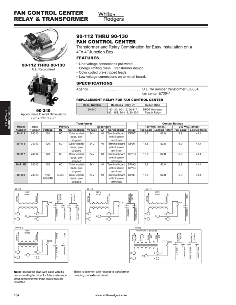 Rbm Type 91 Relay Wiring Diagram