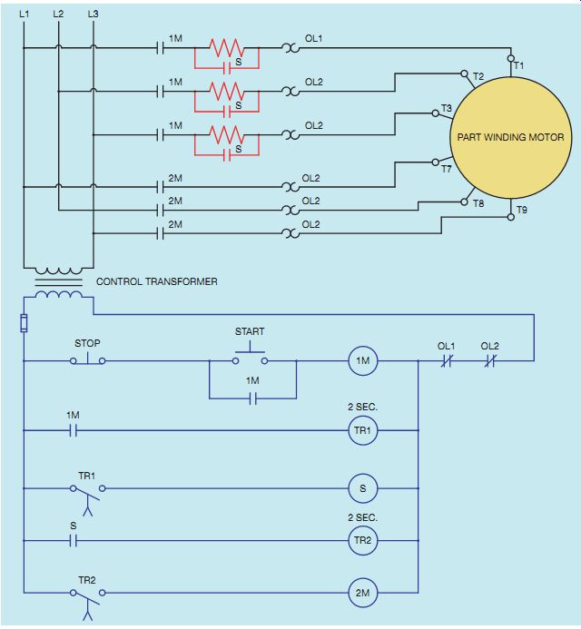 35 Part Winding Start Motor Wiring Diagram Wiring Diagram Online Source