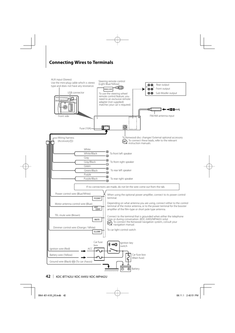 Kenwood Kdc Bt275U Wiring Diagram