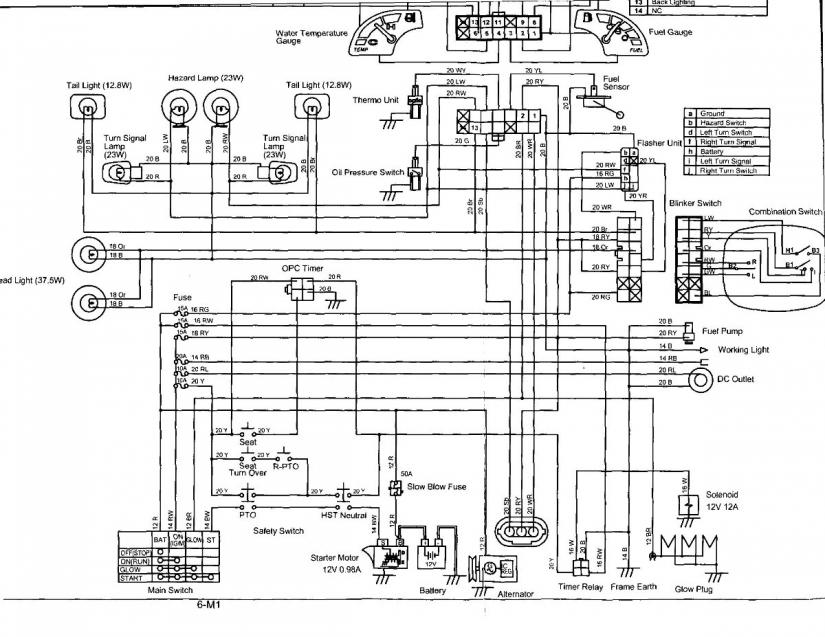 Kubota B3030 Wiring Diagram