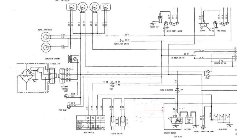 Kubota B3350 Wiring Diagram