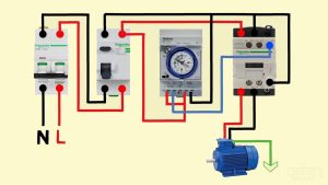 Lighting Contactor Wiring Diagram With Timer