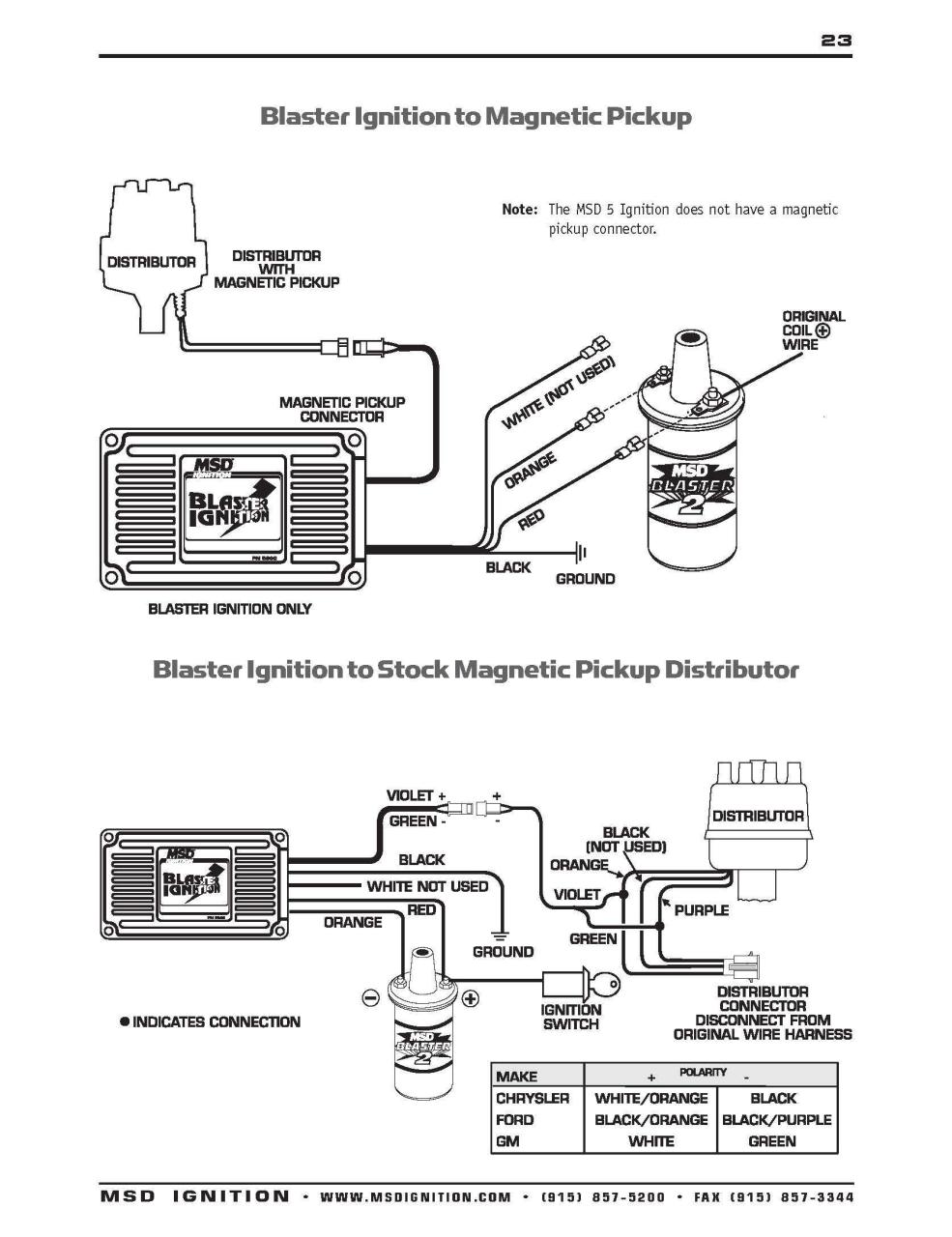 Msd Digital 6A Wiring Diagram