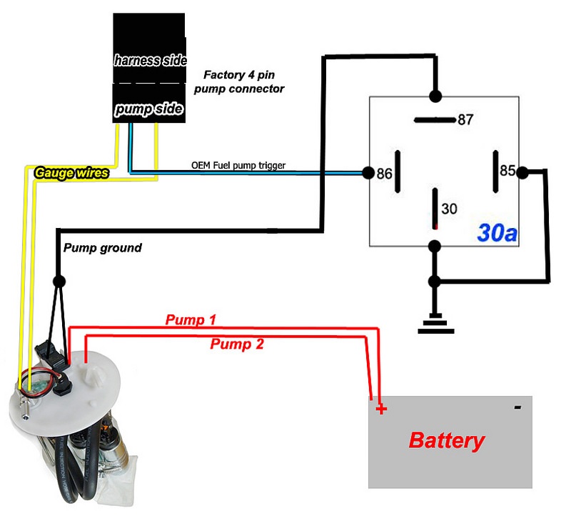 Pump Relay Wiring Diagram