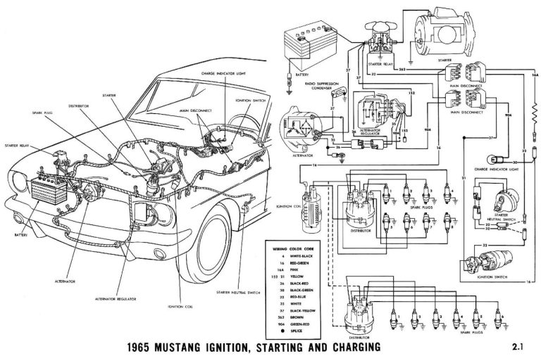 1965 Mustang Headlight Wiring Diagram
