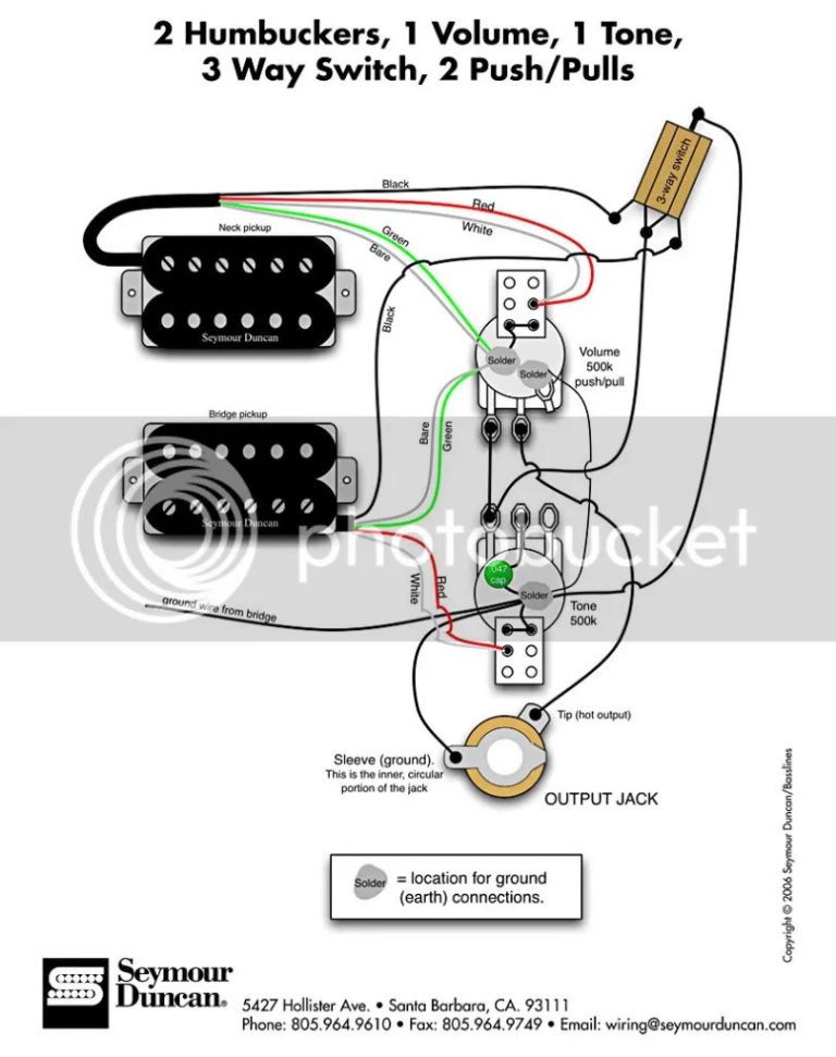 Seymour Duncan Wiring Diagram 3 Way Switch
