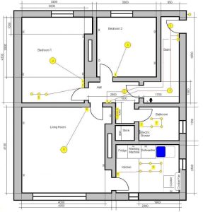 Wiring A Room Diagram Room Electrical Wiring Laundry Room Blueprint