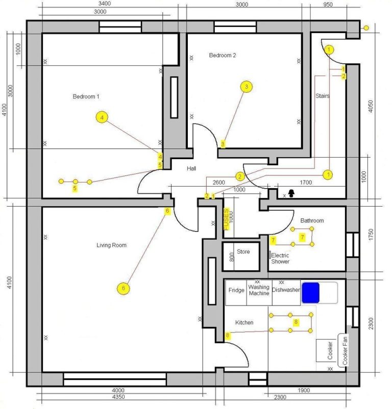 Single Room Wiring Diagram