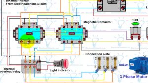 480v 3 Phase Reversing Motor Starter Wiring Diagram
