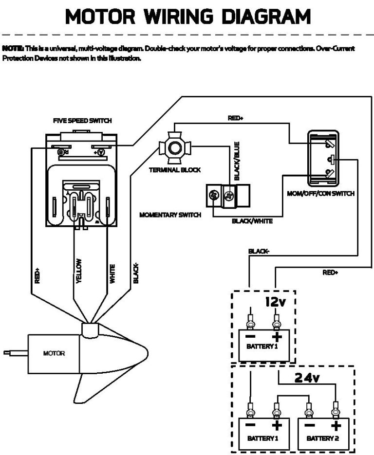 Wiring Diagram For 24 Volt Minn Kota Trolling Motor