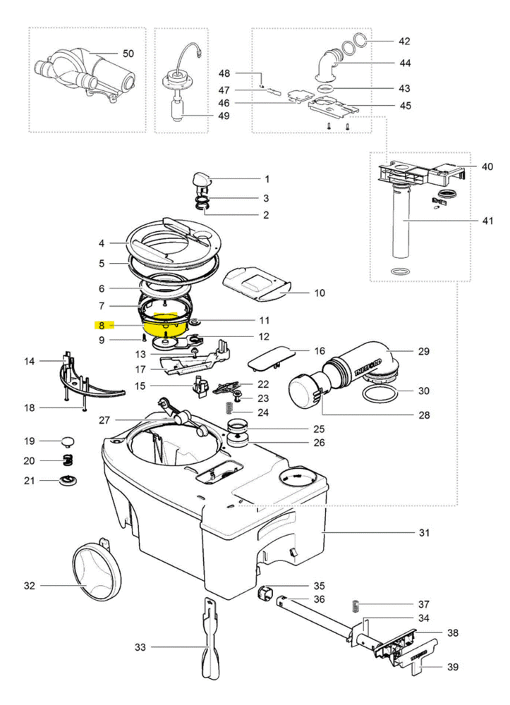 Thetford Cassette Toilet Wiring Diagram