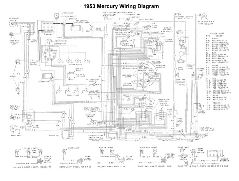 1953 Ford Wiring Diagram