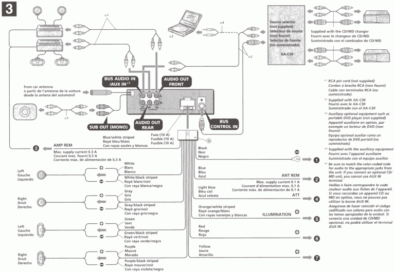 Sony Cdx Ca705M Wiring Diagram
