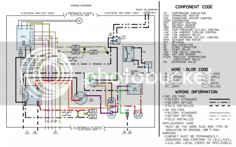 Rheem Heat Pump Condenser Wiring Diagram