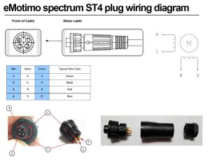 spectrum ST4 motor plug wiring diagram eMotimo