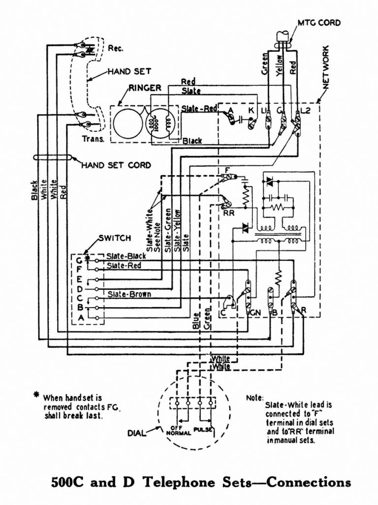 Rotary Dial Phone Wiring Diagram