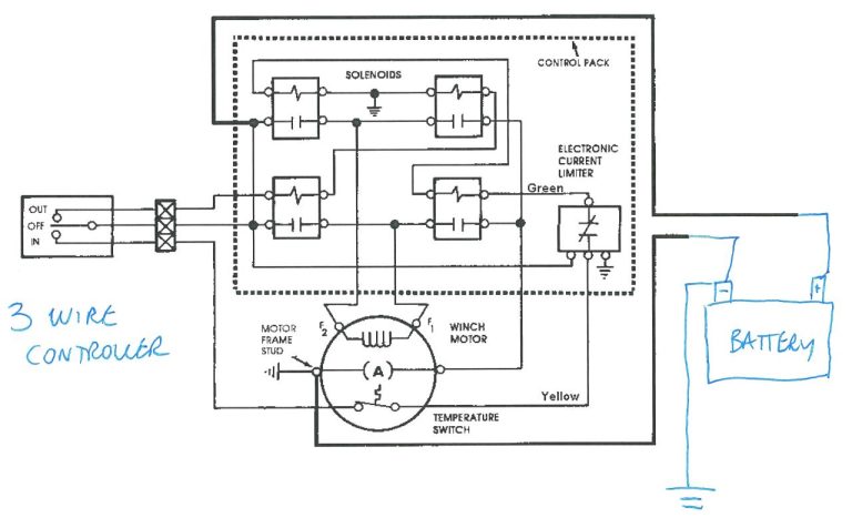 Remote Control Winch Wiring Diagram