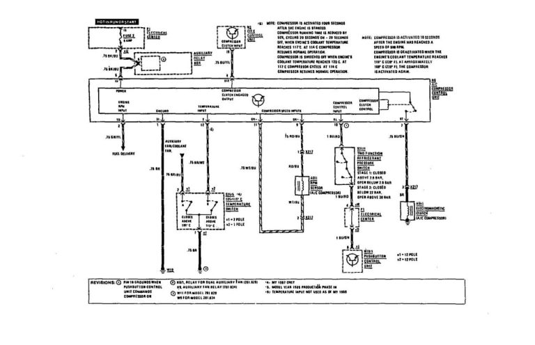 190E Wiring Diagram