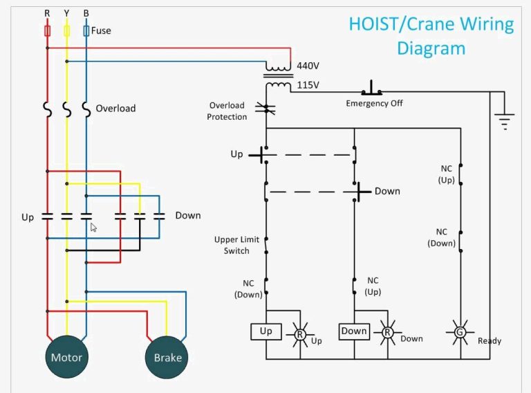 Schematic Pittsburgh Electric Hoist Wiring Diagram