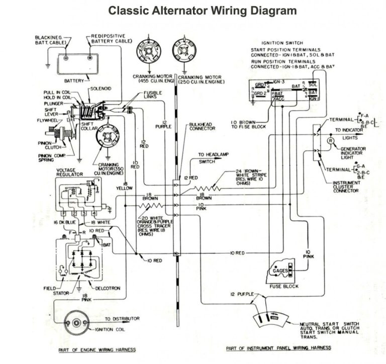 Wiring Diagram Alternator With Built In Regulator