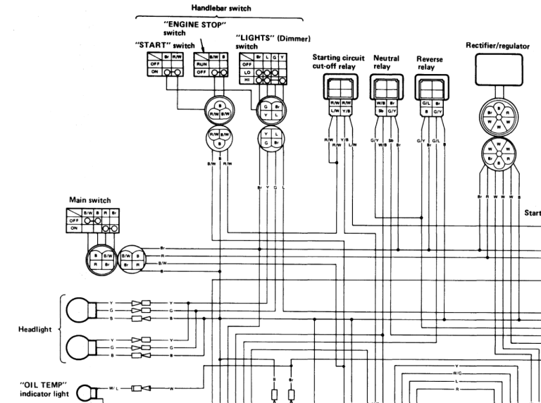Wiring Diagram For Yamaha Moto 4