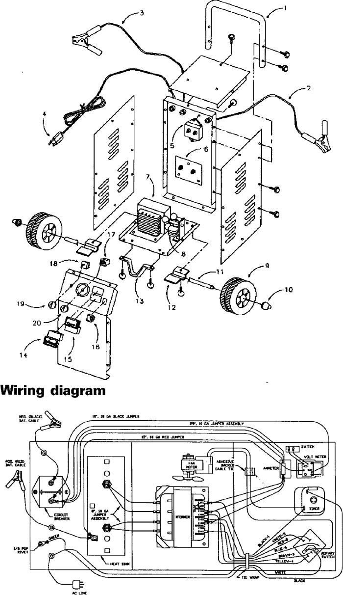 Schumacher Battery Charger Se 4022 Wiring Diagram