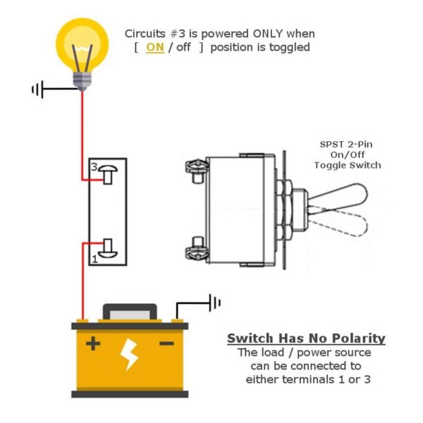 Toggle Switch With Light Wiring Diagram