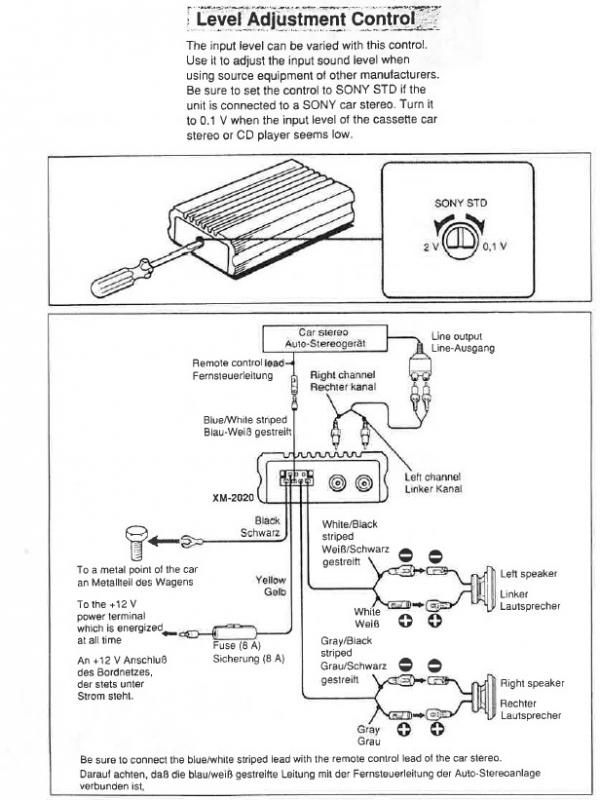 Sony Dsx M55Bt Wiring Diagram